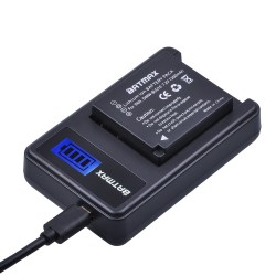 Chargeur USB LCD pour Panasonic DMW BLG10 BLE9 BP-DC15 BPDC15