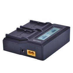 Rapid LCD dual li-Ion battery charger for Topcon BT 65Q BT65Q GTS 900 & GPT 9000Batterij en opladers