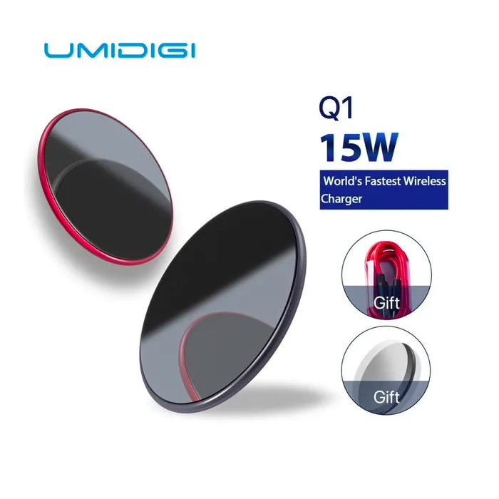 Samsung Galaxy S9 S8 S7 iPhone 8 / X / 8 Plus UMIDIGI Q1 15W wireless fast chargerAccessories