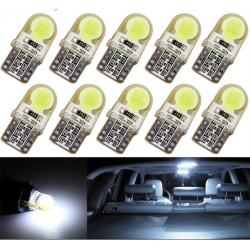 T10 W5W LED COB lampe de voiture ampoule 10 pcs