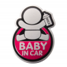 BABY IN CAR réflective auto sticker 3D étanche
