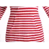 Striped hooded dress with pocketsDresses