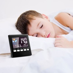 LCD digital alarm clock with backlightKlokken