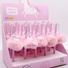 Licorne plush pendentif stylo bille gel crayon