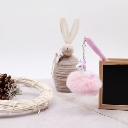 Licorne plush pendentif stylo bille gel crayon