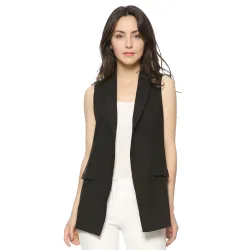 Elegant sleeveless coat vestJassen