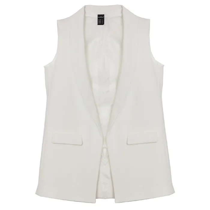 Elegant sleeveless coat vestJassen