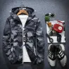 Camouflage hooded jacket windbreaker unisexJassen