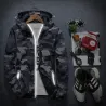Camouflage hooded jacket windbreaker unisexJassen