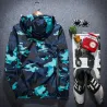 Camouflage hooded jacket windbreaker unisexJassen