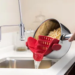 Pot & pan & bowl silicone funnel strainerKeuken