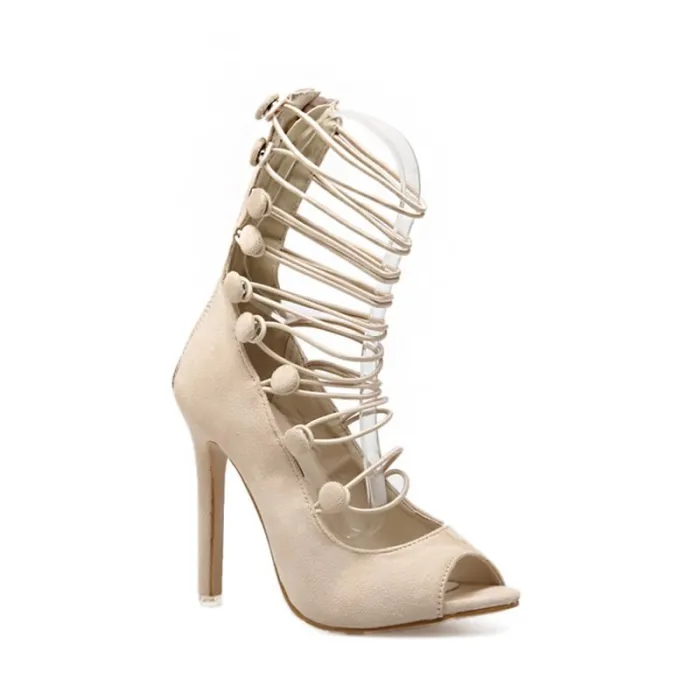 Strappy high heel sandals pumpsSandalen