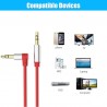 Car AUX 35mm jack audio cableCables