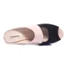 Rhinestones thick heel flip flops sandalsSandalen