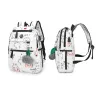 USB école de chargement backpack toile 3 pcs set