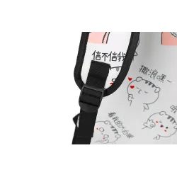 USB école de chargement backpack toile 3 pcs set
