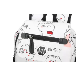 USB charging school backpack canvas 3 pcs setTassen