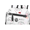 USB charging school backpack canvas 3 pcs setTassen