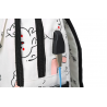 USB école de chargement backpack toile 3 pcs set