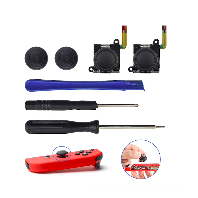 7 in 1 - 3D analog joystick thumb stick replacement - for Nintendo Switch Joy - controller sensor moduleSwitch