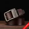 Ceinture en cuir véritable avec boucle