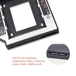 9.5mm universal SATA Caddy SSD HDD 3.0 2.5" case hard drive disk enclosureHarde schijven