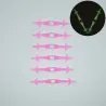 Silicone light up LED luminous shoelaces 12 pcs setSchoenen