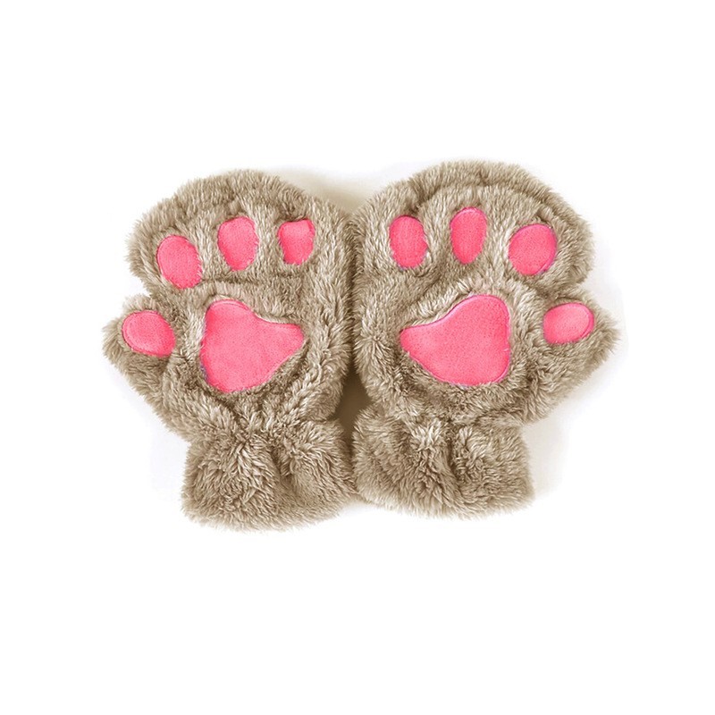 Poignées de pattes ours - gants sans doigts