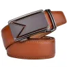 Genuine leather automatic buckle beltRiemen