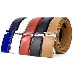 Automatic buckle leather beltRiemen