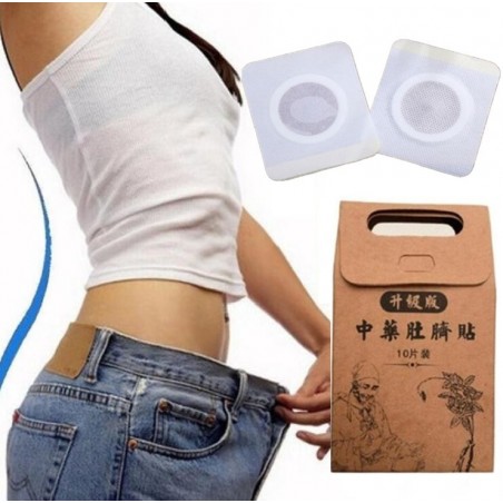 Slimming navel autocollants perdre du poids graisse brûlures patchs 10 pcs