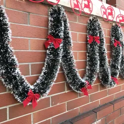 ruban de Noël guirlande 2m