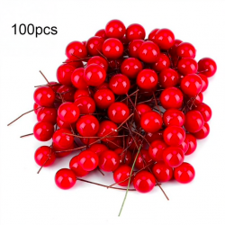 Christmas decoration artificial red holly berry 100 pcsKerstmis