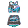 Ensemble maillot de bain taille haute taille
