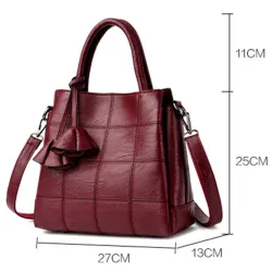 Genuine leather handtas schoudertasTassen