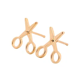 Petites boucles d'oreilles de ciseaux