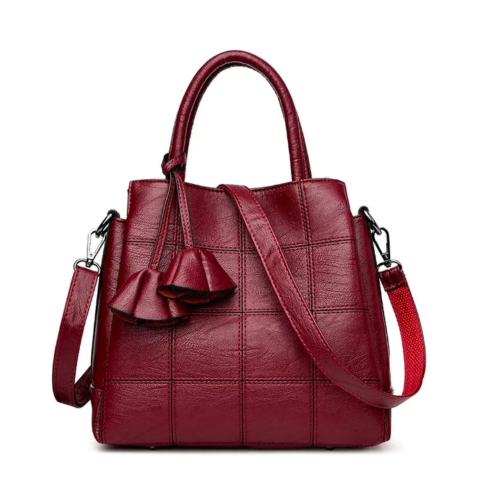 Genuine leather handtas schoudertasTassen