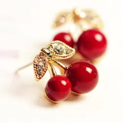 Red cherry earringsOorbellen