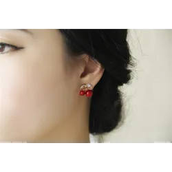 Red cherry earringsOorbellen