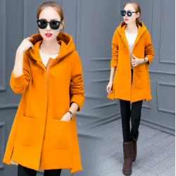 Veste longue veste polaire