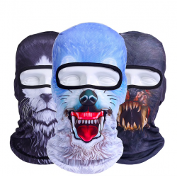 3D animal balaclava masque complet