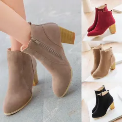 Des bottes de cheville nubuck pour femmes