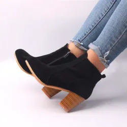 Nubuck enkellaarzen voor damesLaarzen