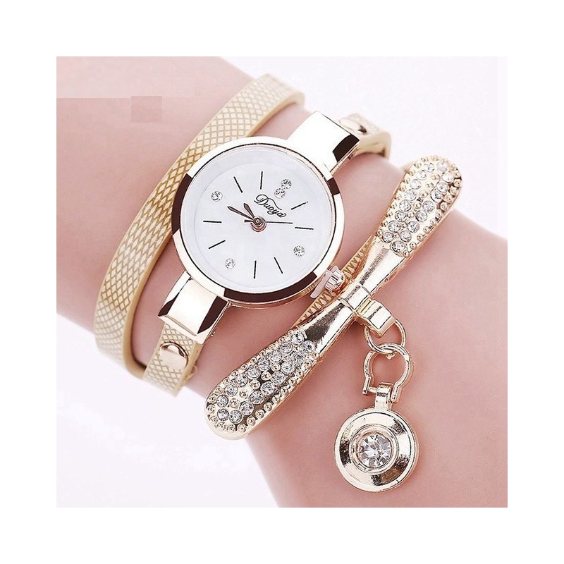 Vintage bracelet crystal quartz watchHorloges