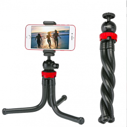 Portable flexible octopus mini trépied porte-appareil photo selfie stick