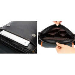 Genuine leather schouder & crossbody tasTassen