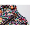 Floral design multicolor elegant short jacketJassen