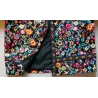 Floral design multicolor elegant short jacketJassen