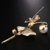 Ballerina kristallen brocheBroches