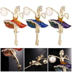 Ballerina kristallen brocheBroches